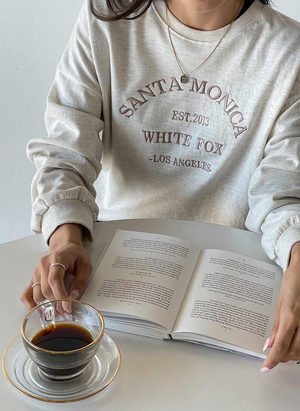 刺繍レタリングルーズスウェット | DHOLIC | 詳細画像18