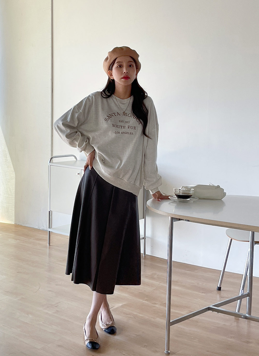 刺繍レタリングルーズスウェット | DHOLIC | 詳細画像20