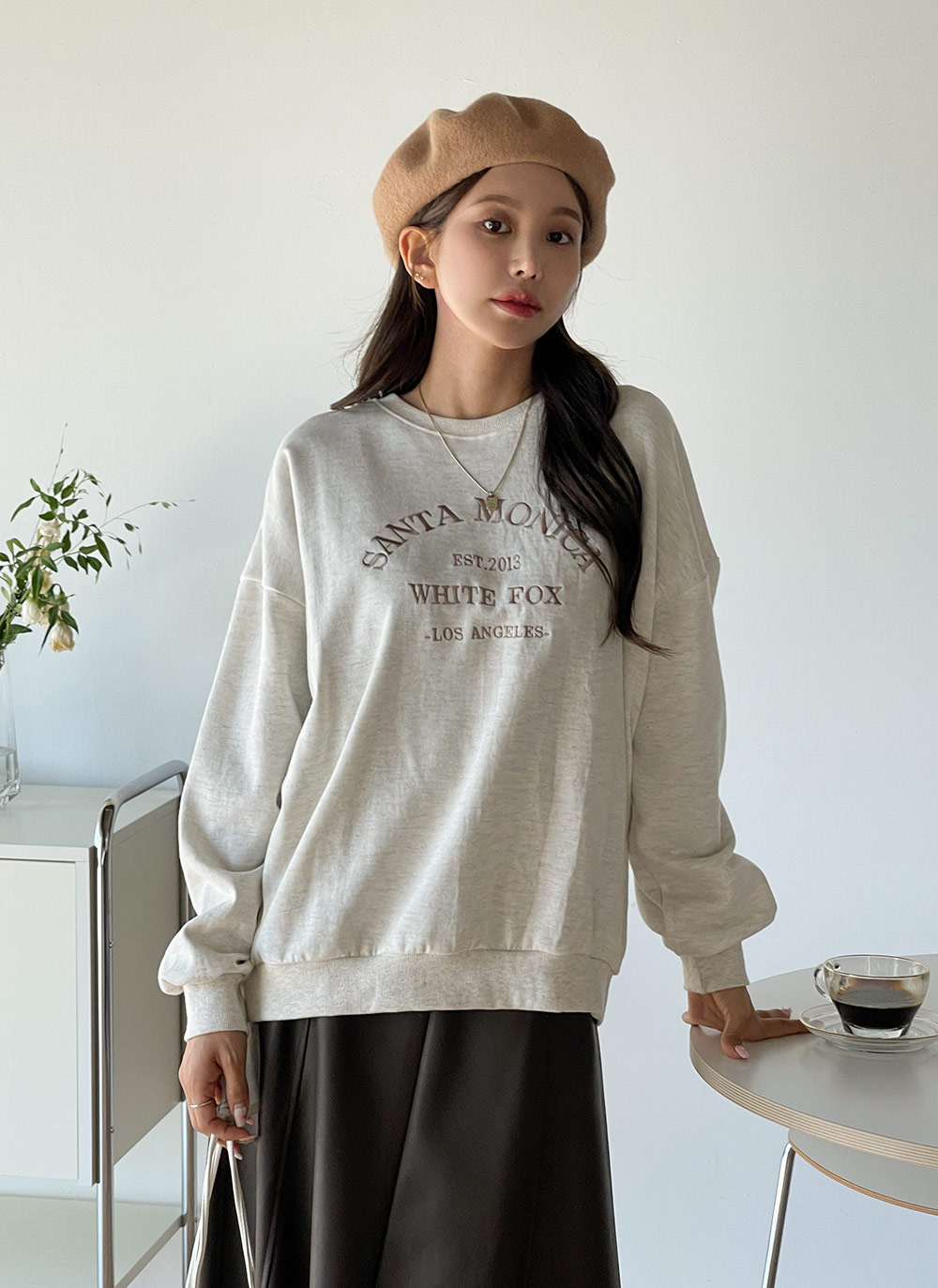 刺繍レタリングルーズスウェット | DHOLIC | 詳細画像21