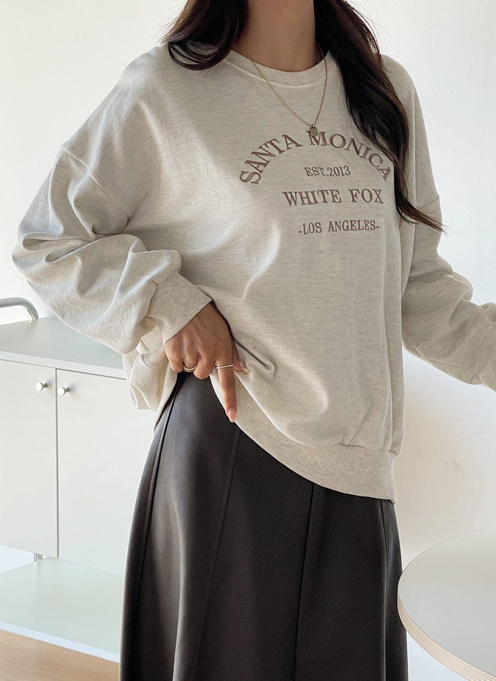 刺繍レタリングルーズスウェット | DHOLIC | 詳細画像22