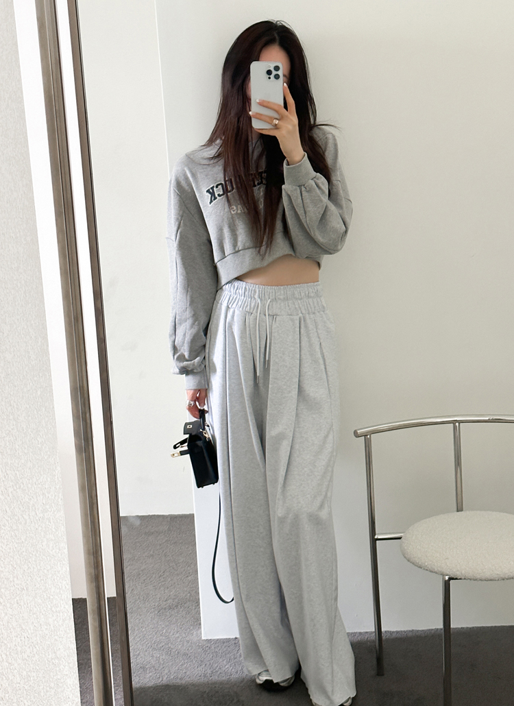 ワイドスウェットパンツ・p572854