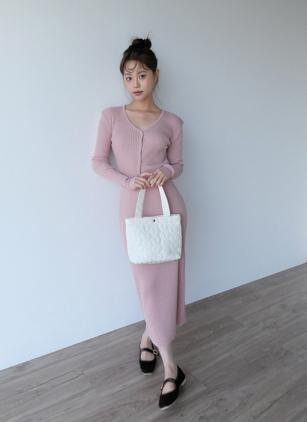 バンブー混Vネックスリムカーディガン | 詳細画像10