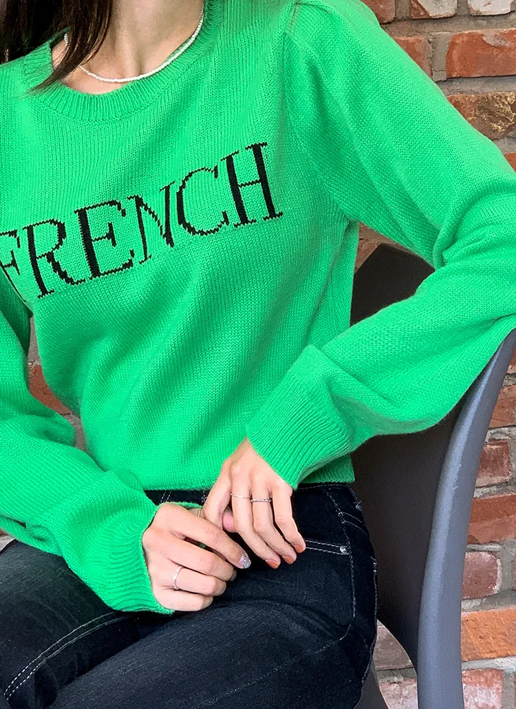 FRENCH半袖ニット | theresheis | 詳細画像1