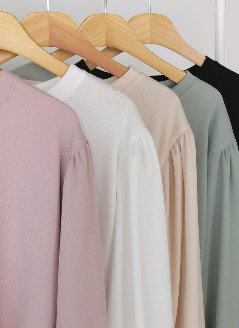 ギャザーパフラウンドTシャツ | DHOLIC | 詳細画像3