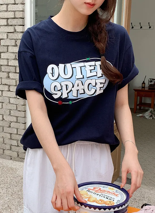 SPACE半袖Tシャツ | 66girls | 詳細画像1