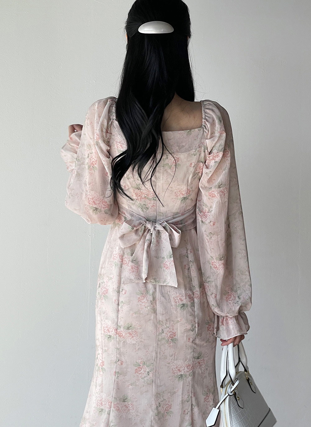 2WAY花柄リボンワンピース | DHOLIC | 詳細画像9