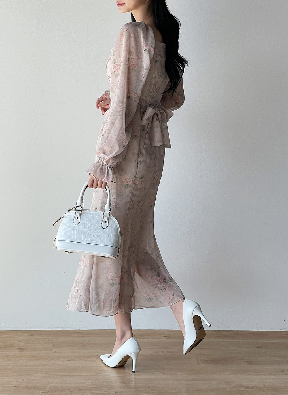 2WAY花柄リボンワンピース | DHOLIC | 詳細画像10