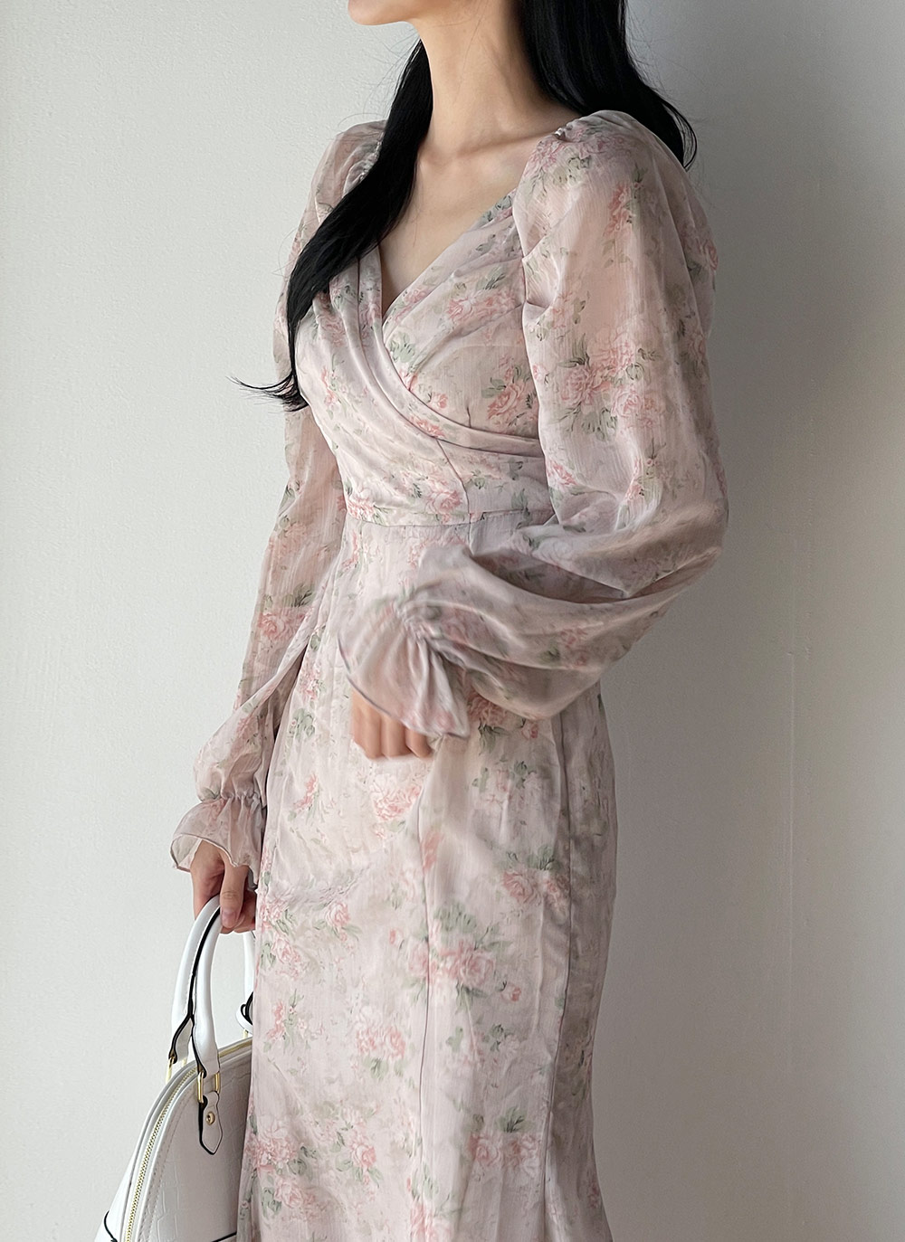 2WAY花柄リボンワンピース | DHOLIC | 詳細画像12