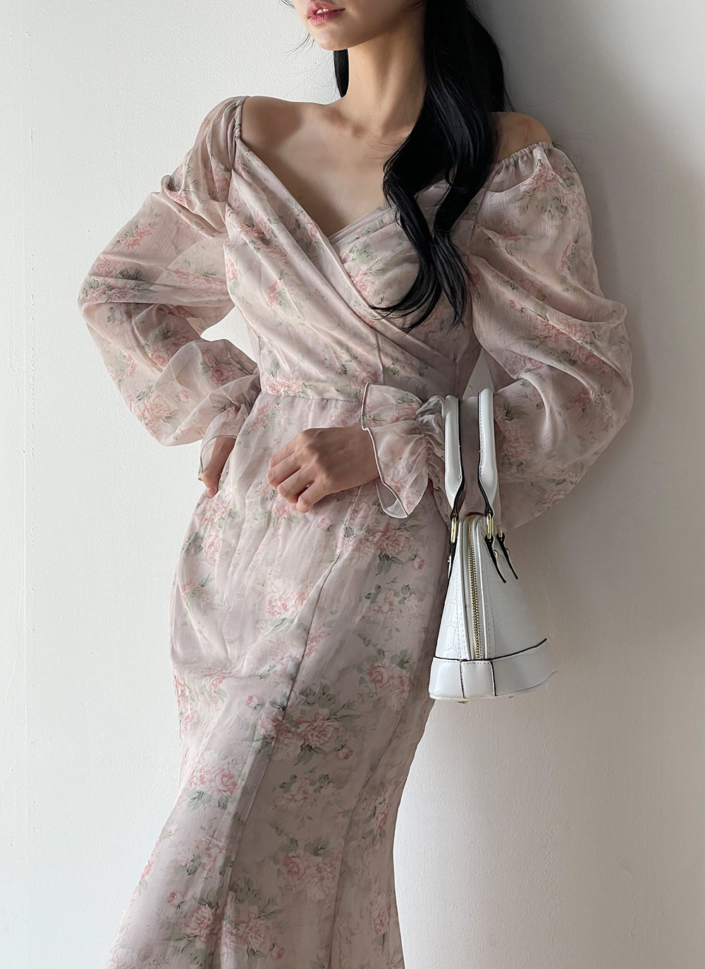 2WAY花柄リボンワンピース | DHOLIC | 詳細画像14