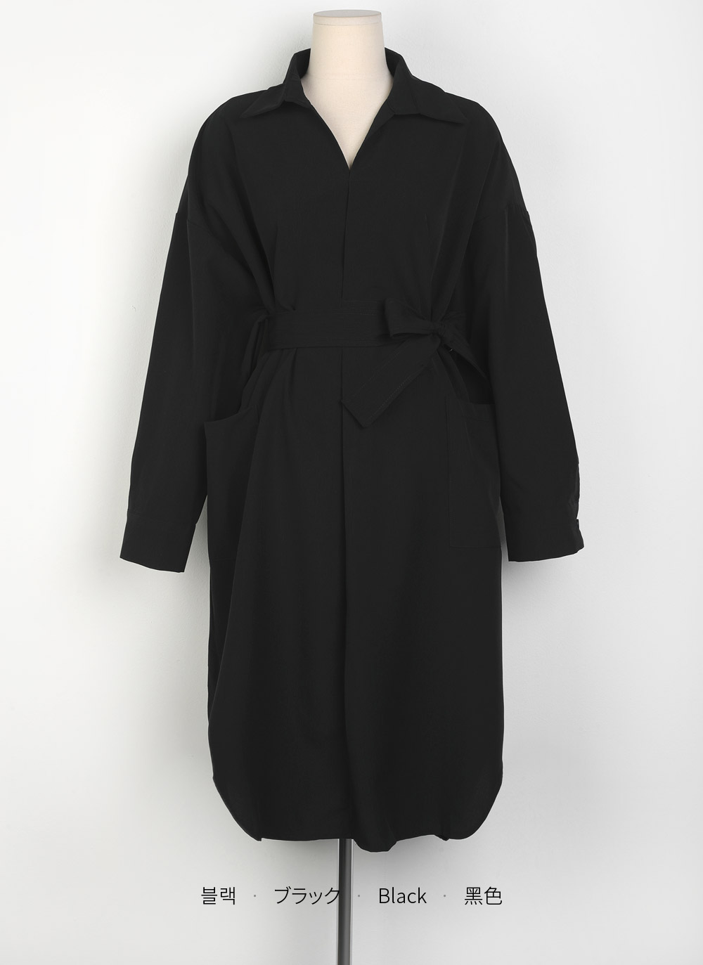 ストラップ付ヨークシャツワンピース | DHOLIC | 詳細画像14