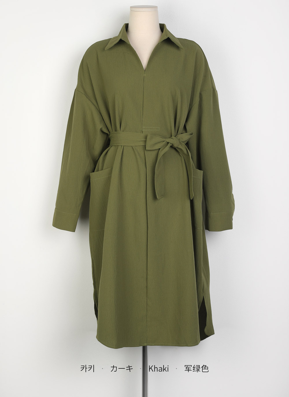 ストラップ付ヨークシャツワンピース | DHOLIC | 詳細画像16