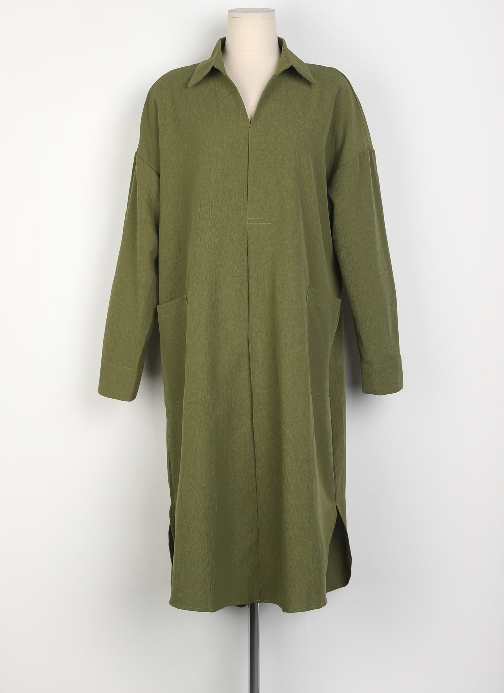 ストラップ付ヨークシャツワンピース | DHOLIC | 詳細画像17