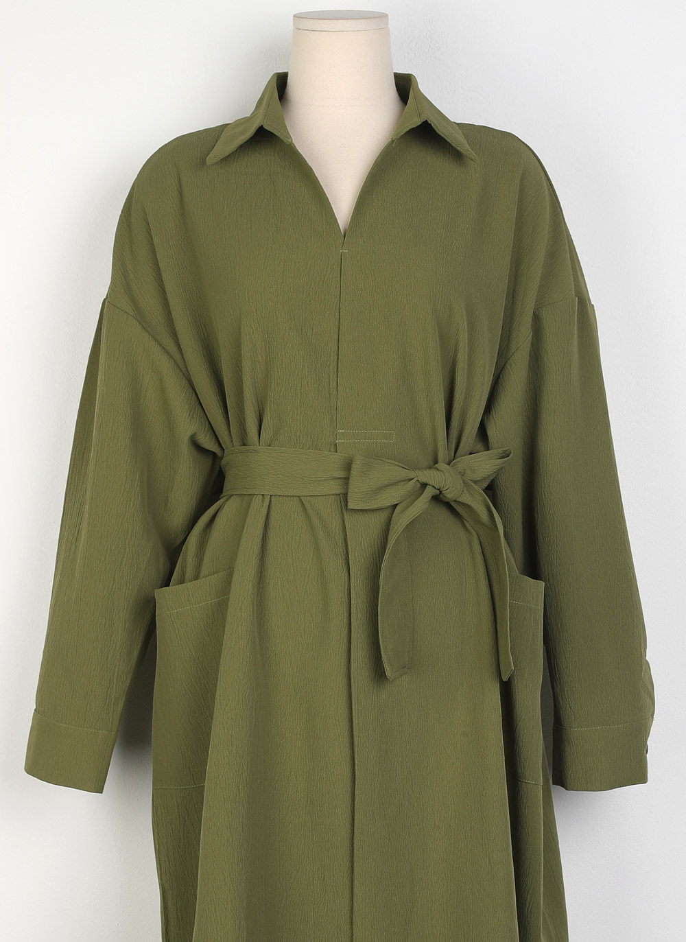 ストラップ付ヨークシャツワンピース | DHOLIC | 詳細画像19