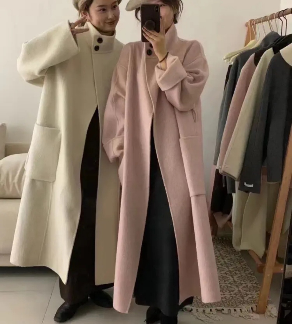 ストラップ付ウールハイネックコート | 詳細画像3