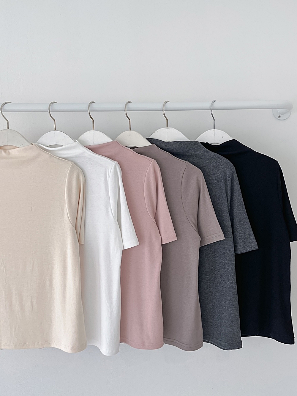 モックネック半袖Tシャツ | 詳細画像30