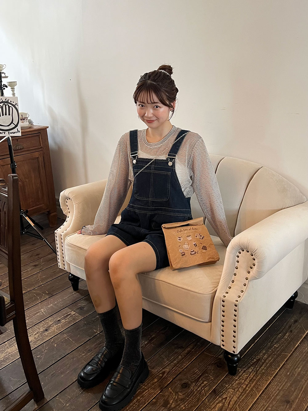 デニムショートサロペットパンツ | レディースファッション通販 - DHOLIC