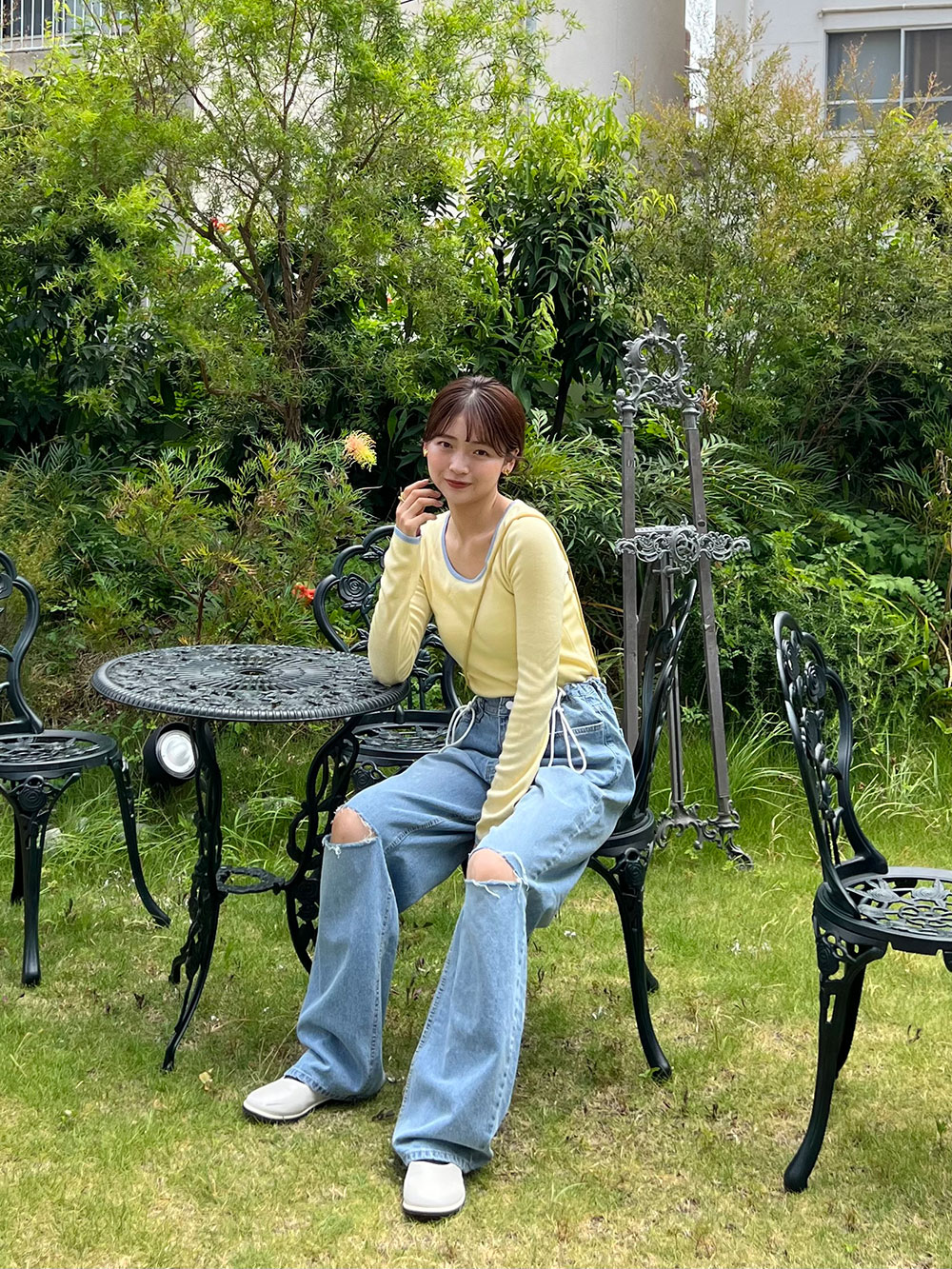 パイピングラウンドネックニット | 詳細画像14