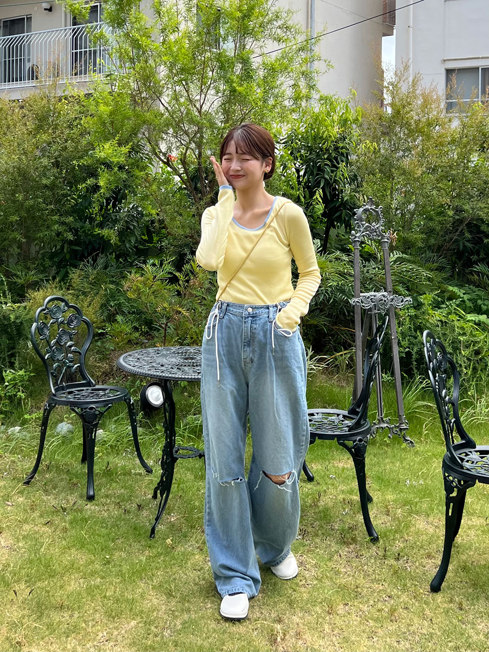 パイピングラウンドネックニット | 詳細画像15