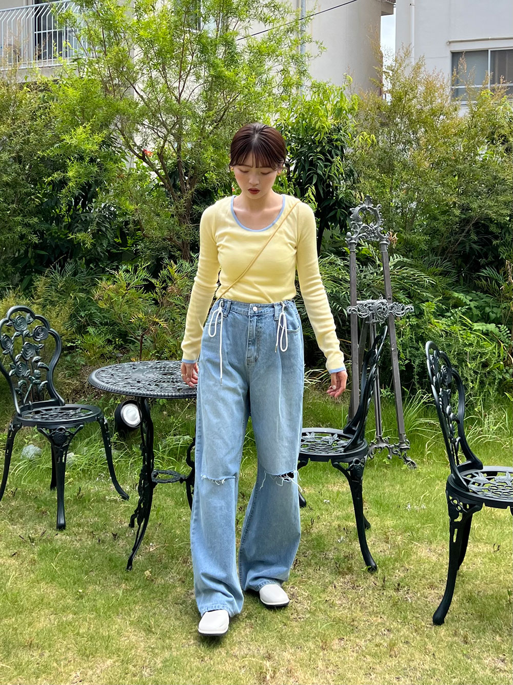 パイピングラウンドネックニット | 詳細画像16