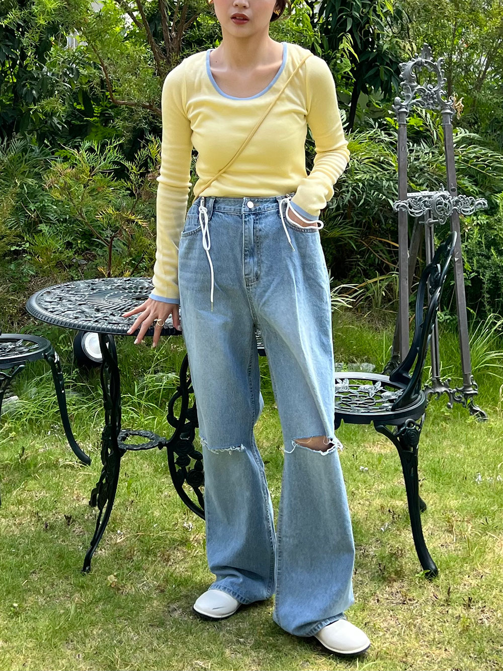 パイピングラウンドネックニット | 詳細画像17