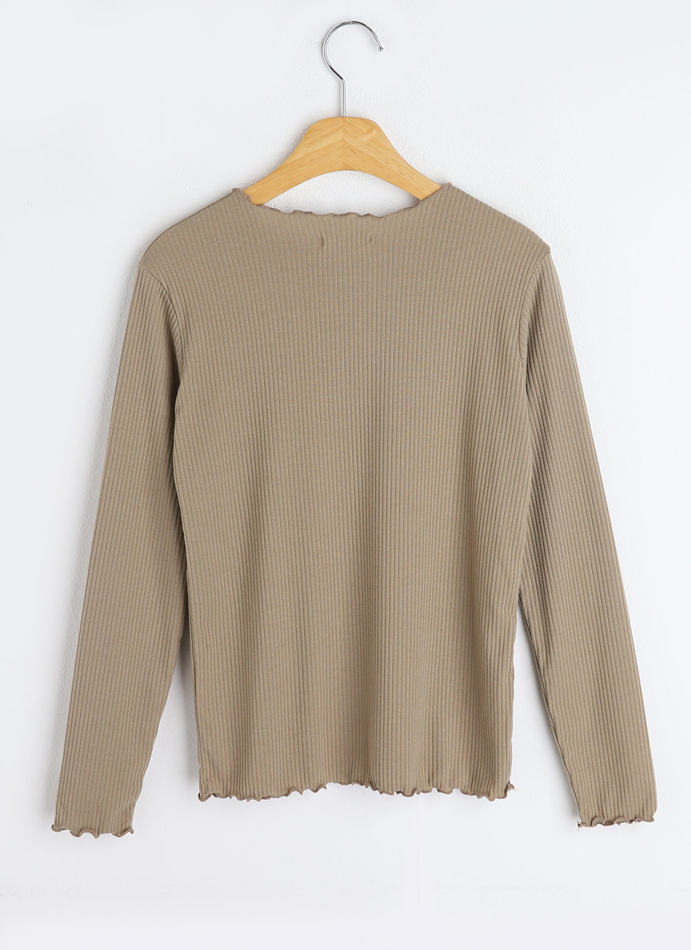 メロウヘムリブ長袖Tシャツ | DHOLIC | 詳細画像18