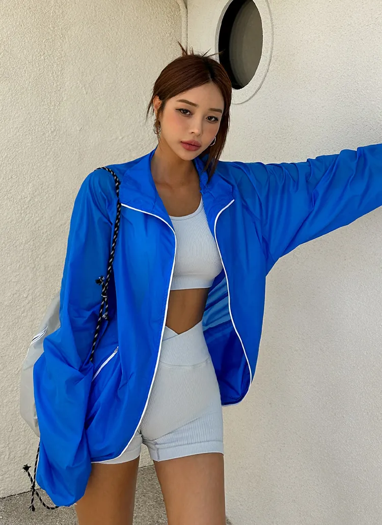 ルーズナイロンジャンパー | abefit | 詳細画像1