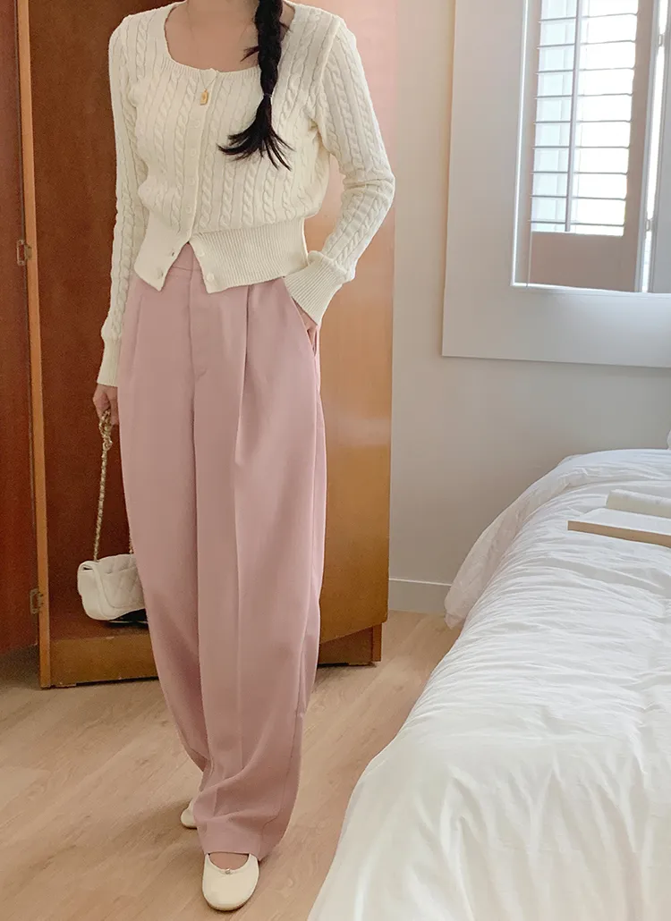 ワイドピンタックロングスラックス | lindashop | 詳細画像1