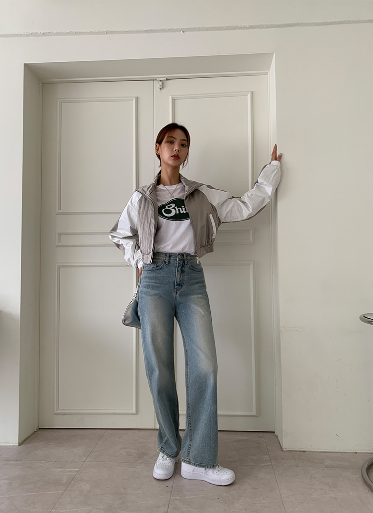 PHOEBE PHILO ウォッシュ加工のオフホワイトデニム PHOEBE PHILO | CLASSIC JEANS | OFF WHITE SILK VISCOSE