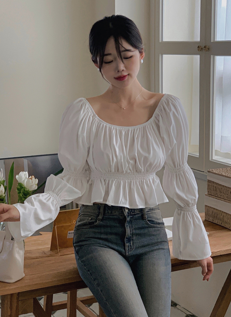 Maison Kitsune OLYコラボ フリルパフトップ 半袖
