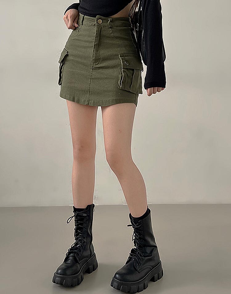 【Dion Lee】ベルトコットンカーゴミニスカート DION LEE(ディオンリー)のレディース ミニスカート 人気アイテム