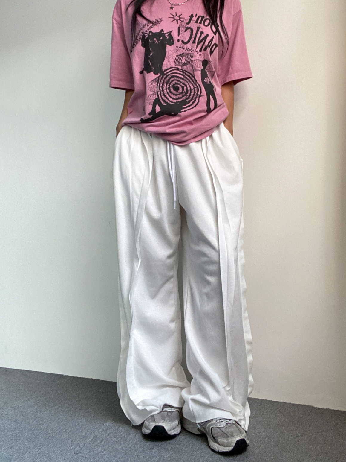 ピンタックストリングスウェットパンツ | レディースファッション通販 ピンタックストリングスウェットパンツ | レディースファッション通販