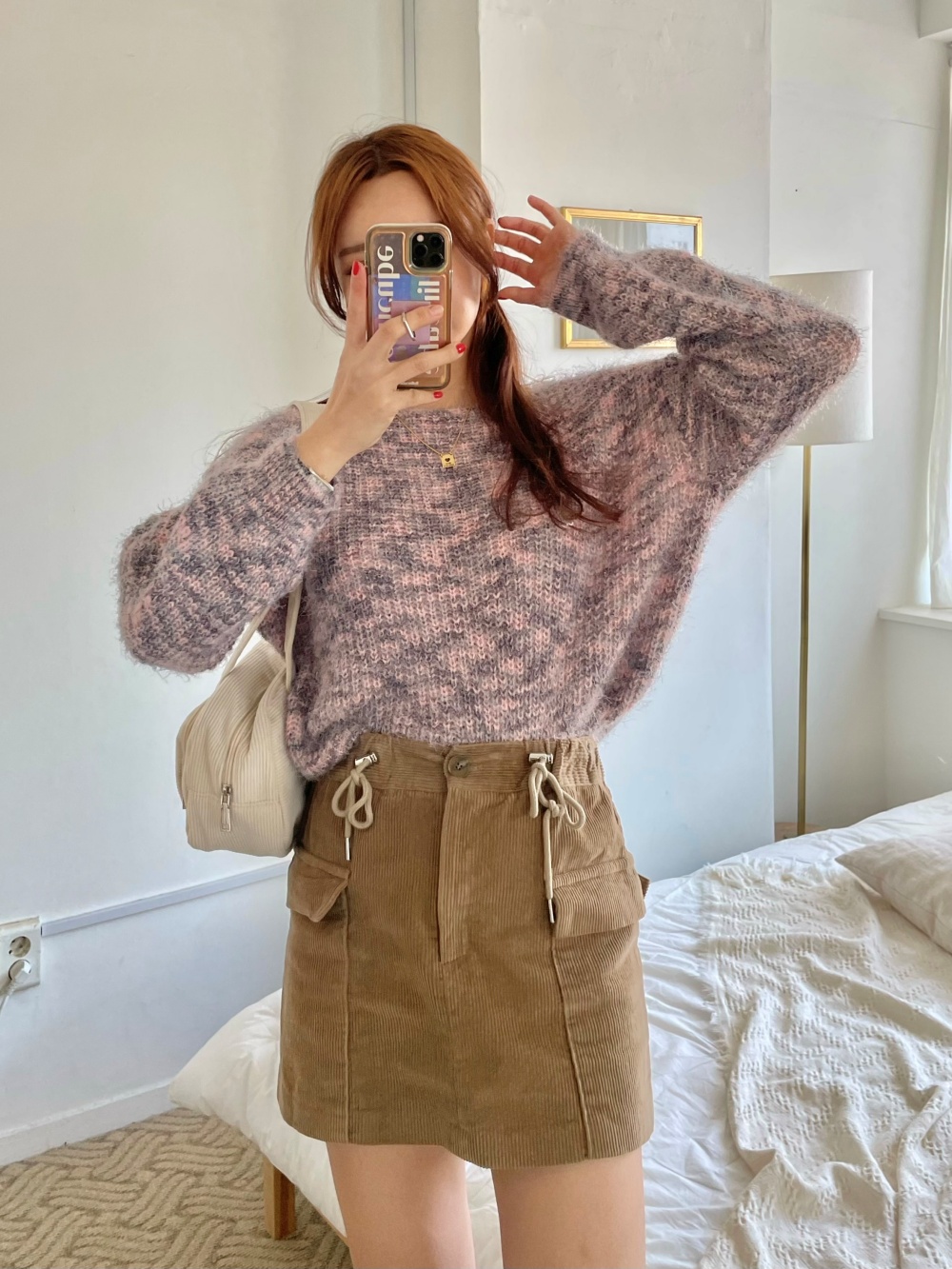 カラーミックスルーズニット | 詳細画像10