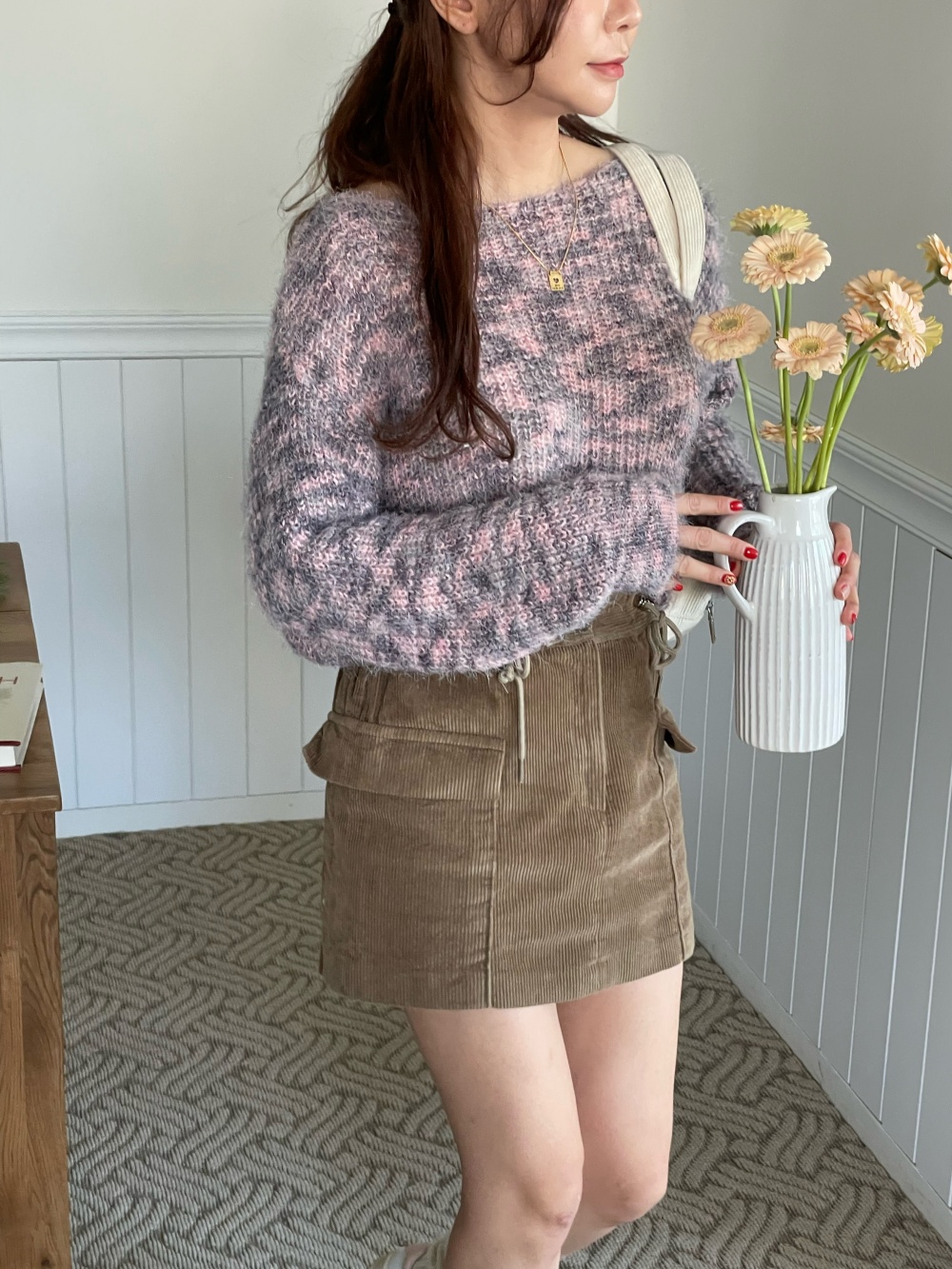 カラーミックスルーズニット | 詳細画像11