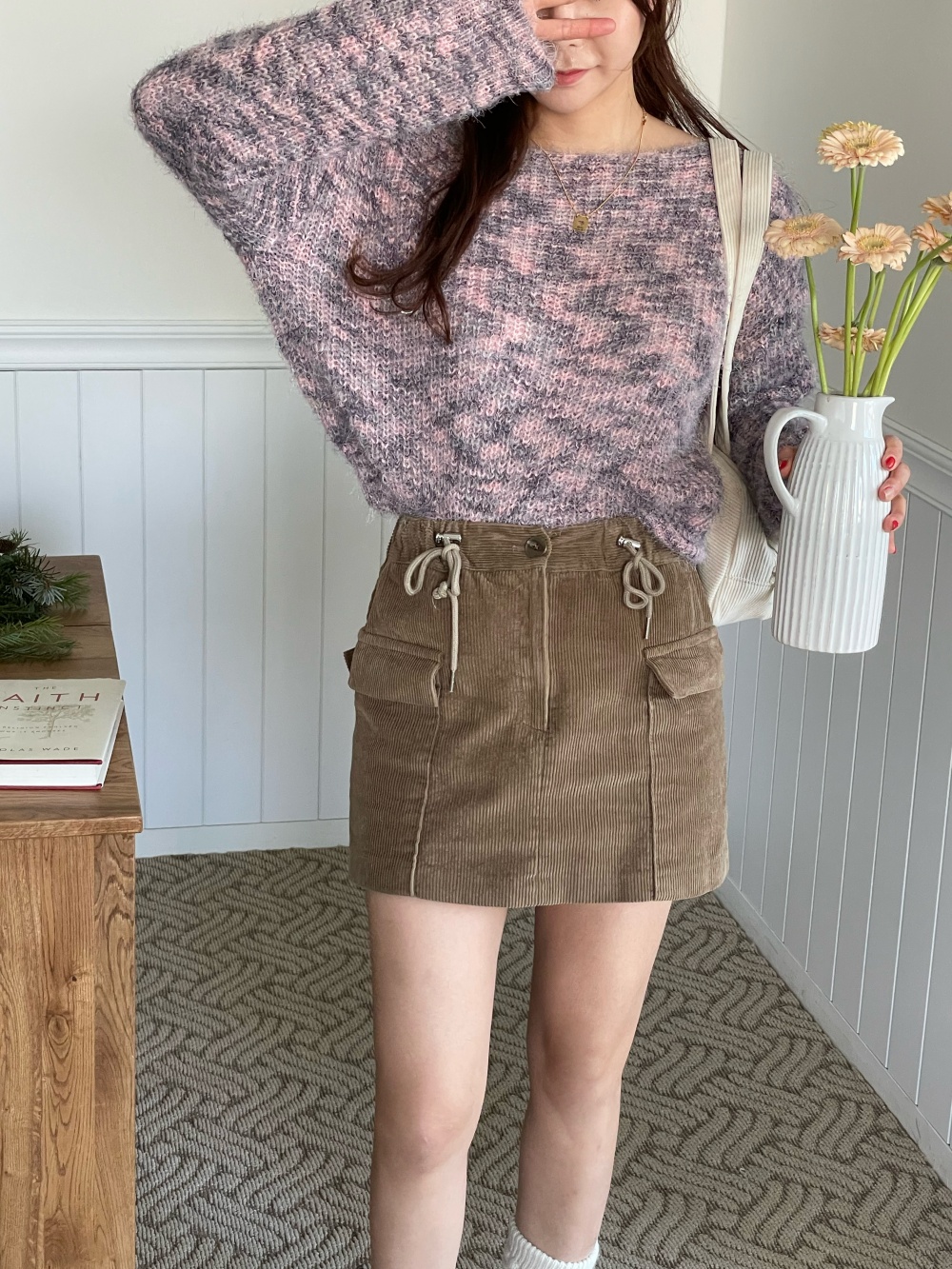 カラーミックスルーズニット | 詳細画像12