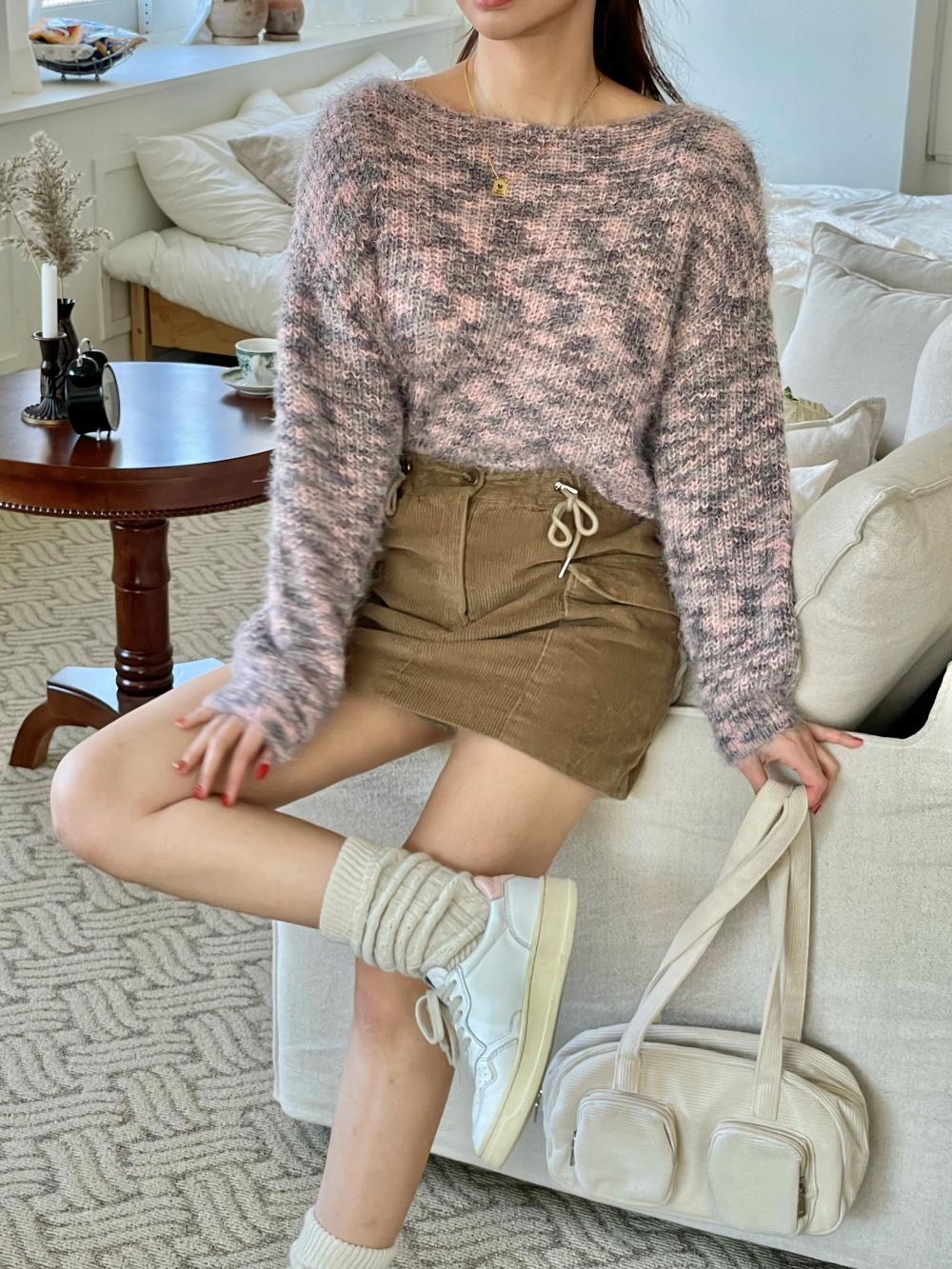 カラーミックスルーズニット | 詳細画像15