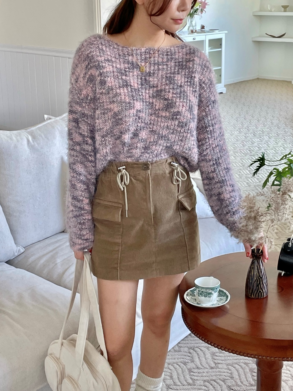 カラーミックスルーズニット | 詳細画像17