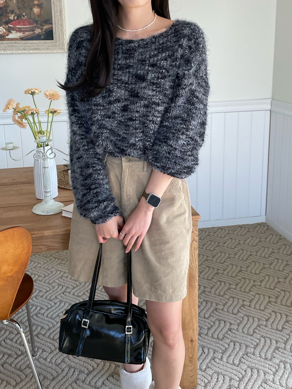 カラーミックスルーズニット | 詳細画像18