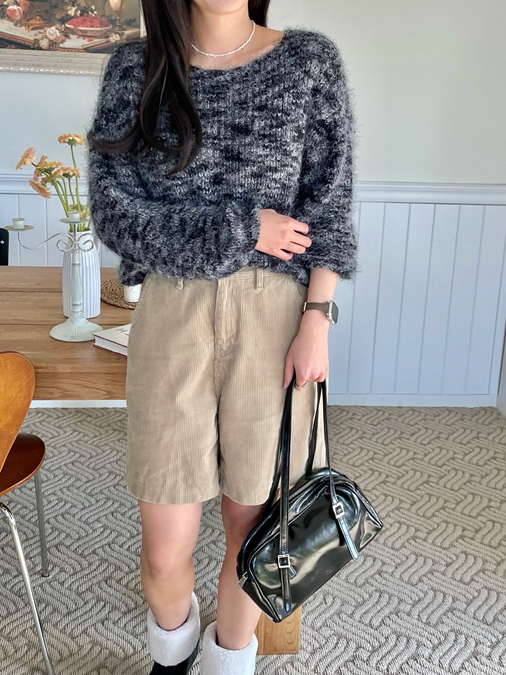 カラーミックスルーズニット | 詳細画像20