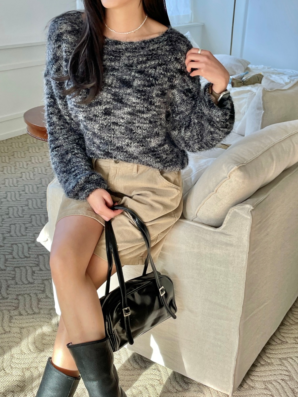 カラーミックスルーズニット | 詳細画像22