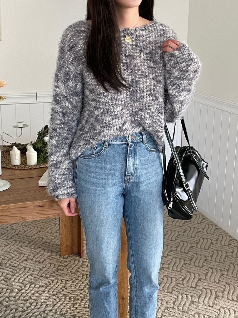 カラーミックスルーズニット | 詳細画像26