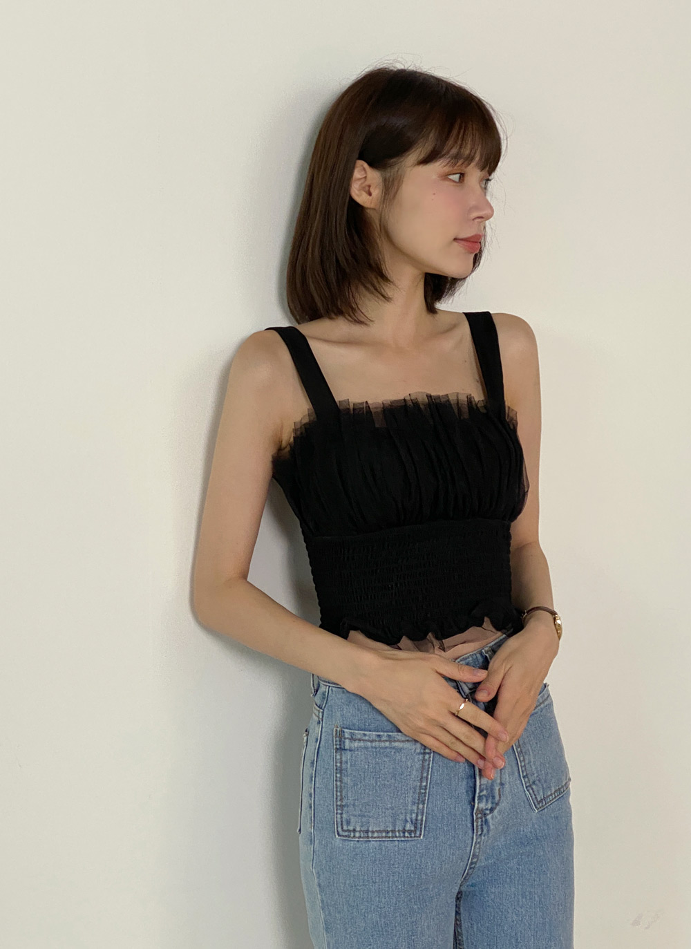 カップチュールシャーリングノースリーブ | DHOLIC | 詳細画像18