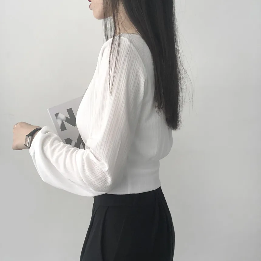 カシュクールTシャツ&スクエアキャミSET | lilisense | 詳細画像9