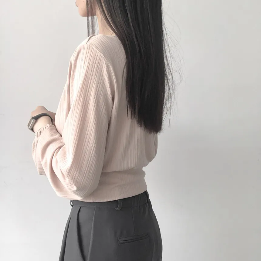 カシュクールTシャツ&スクエアキャミSET | lilisense | 詳細画像16