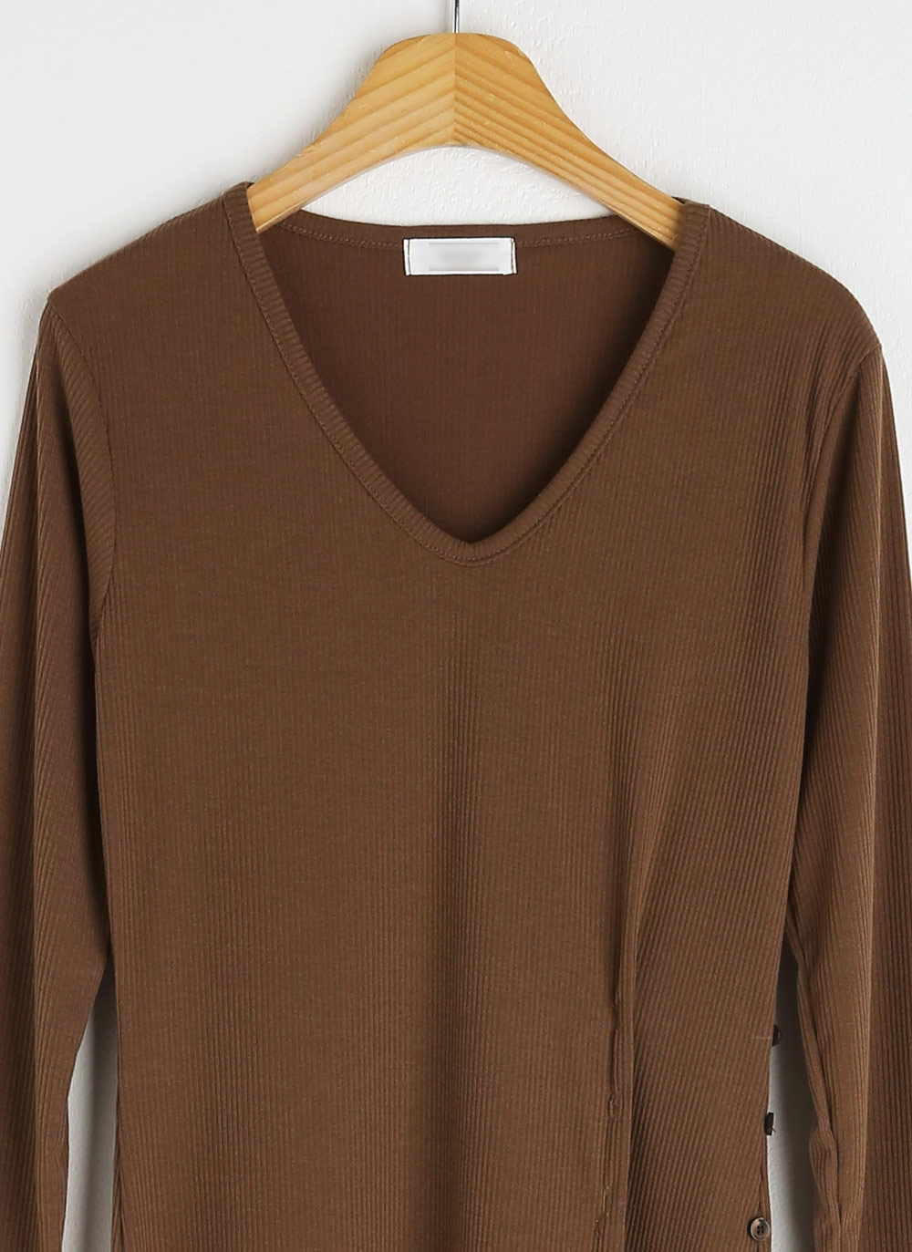 Vネックサイドボタンワンピース | DHOLIC | 詳細画像21