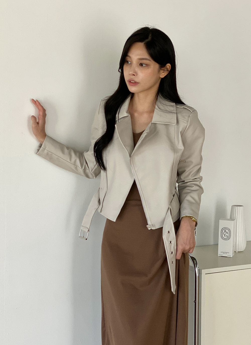 Vネックサイドボタンワンピース | DHOLIC | 詳細画像16