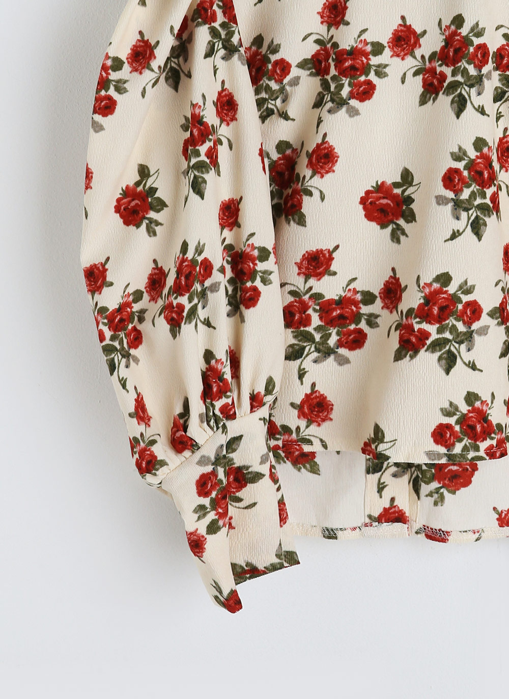 バックボタンローズパフブラウス | DHOLIC | 詳細画像17