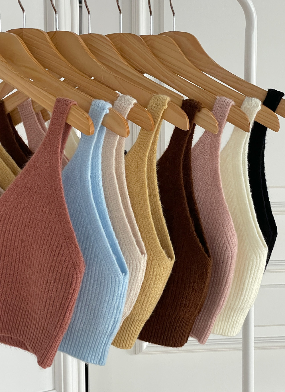 Vネッククロップドニットビスチェ | DHOLIC | 詳細画像3