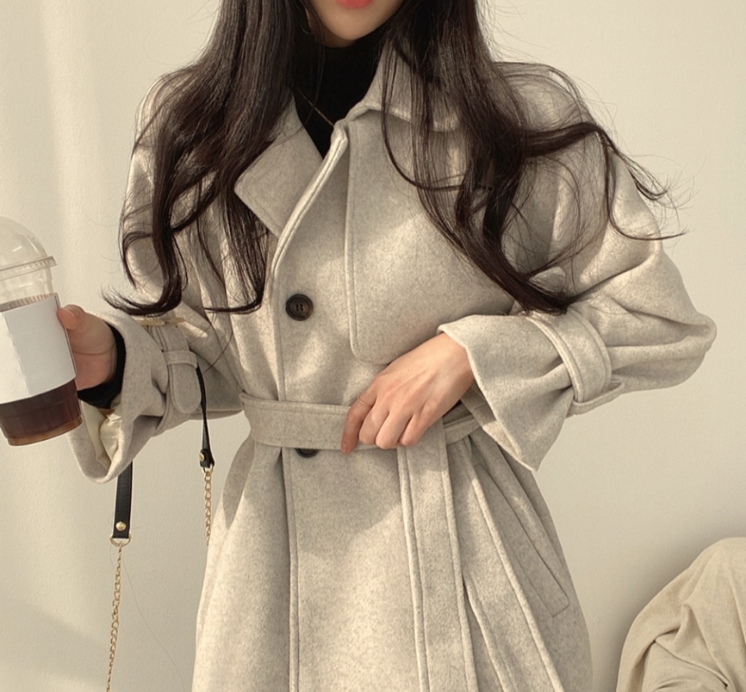 ストラップ付ガンフラダブルハーフコート | 詳細画像5