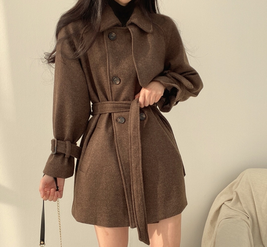 ストラップ付ガンフラダブルハーフコート | 詳細画像15