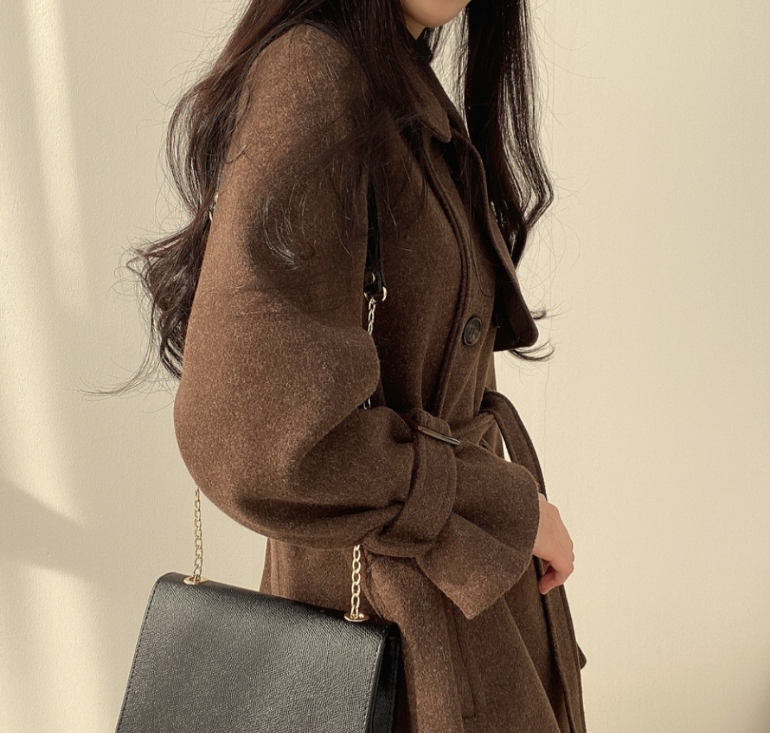 ストラップ付ガンフラダブルハーフコート | 詳細画像17